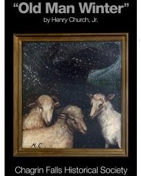 Poster of three sheep in the snow